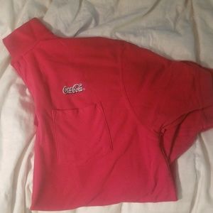 Authentic coca cola polo shirts